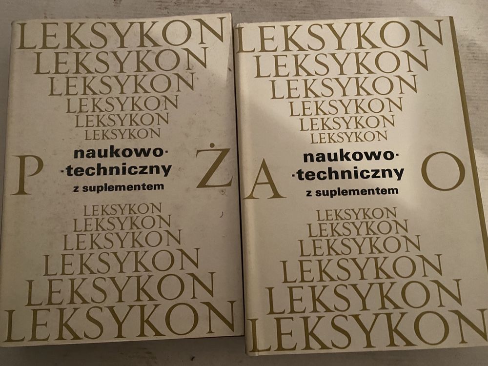 Leksykon naukowo techniczny 2 tomy