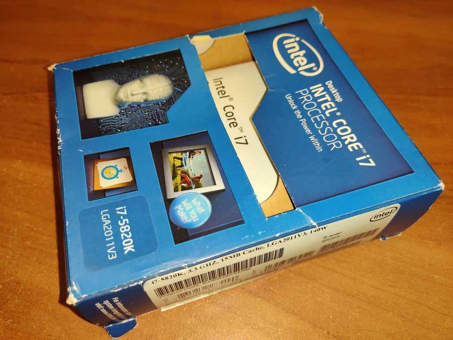 Procesor Intel Core i7-5820K BOX 3.3GHz 15MB LGA2011V3 oryginalny GWAR