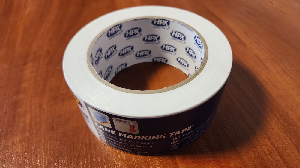 Лента HPX маркировочная для пола Lane Marking Tape белая 33 м