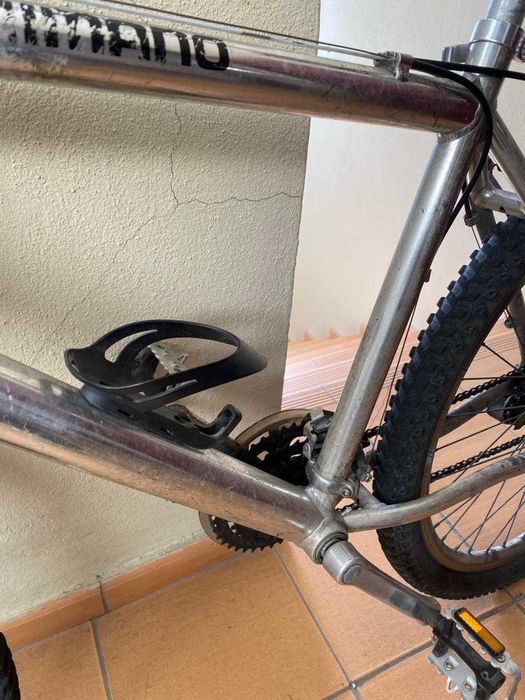 Bicicleta roda 26 Shimano aço inox