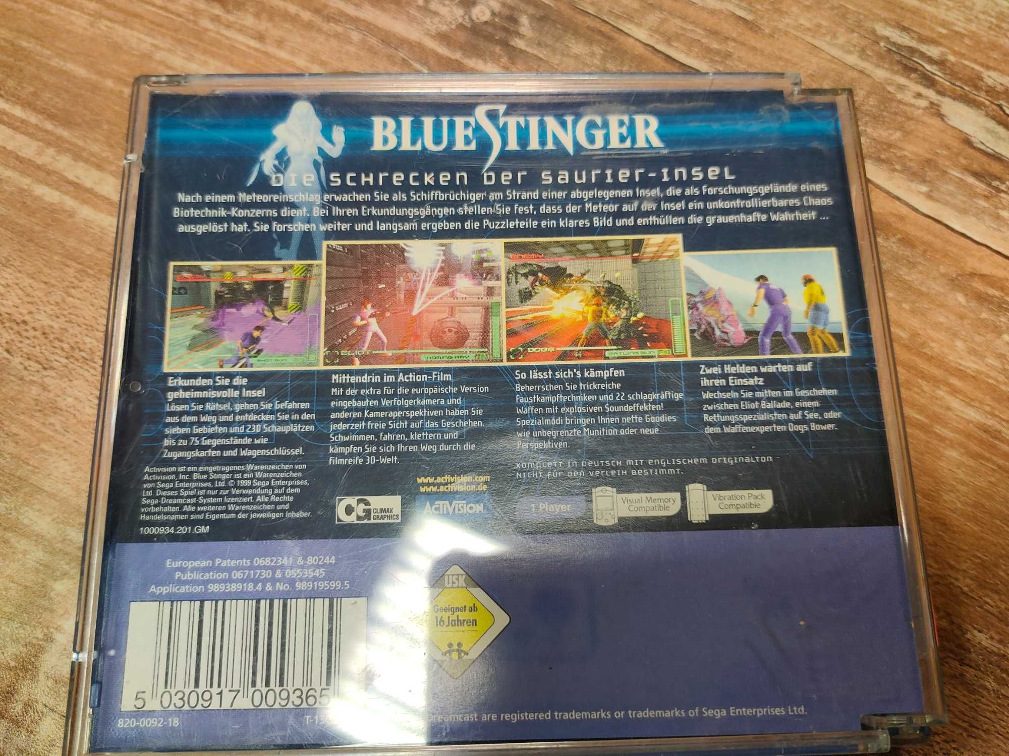 Blue Stinger Dreamcast  Sklep Wysyłka Wymiana
