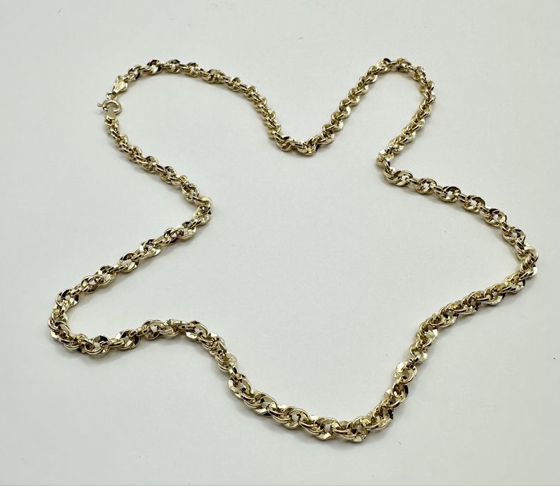 Złoty Damski Łańcuszek Splot Irydia Pr.585 NOWY