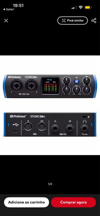 Interface Presonus Studio24c