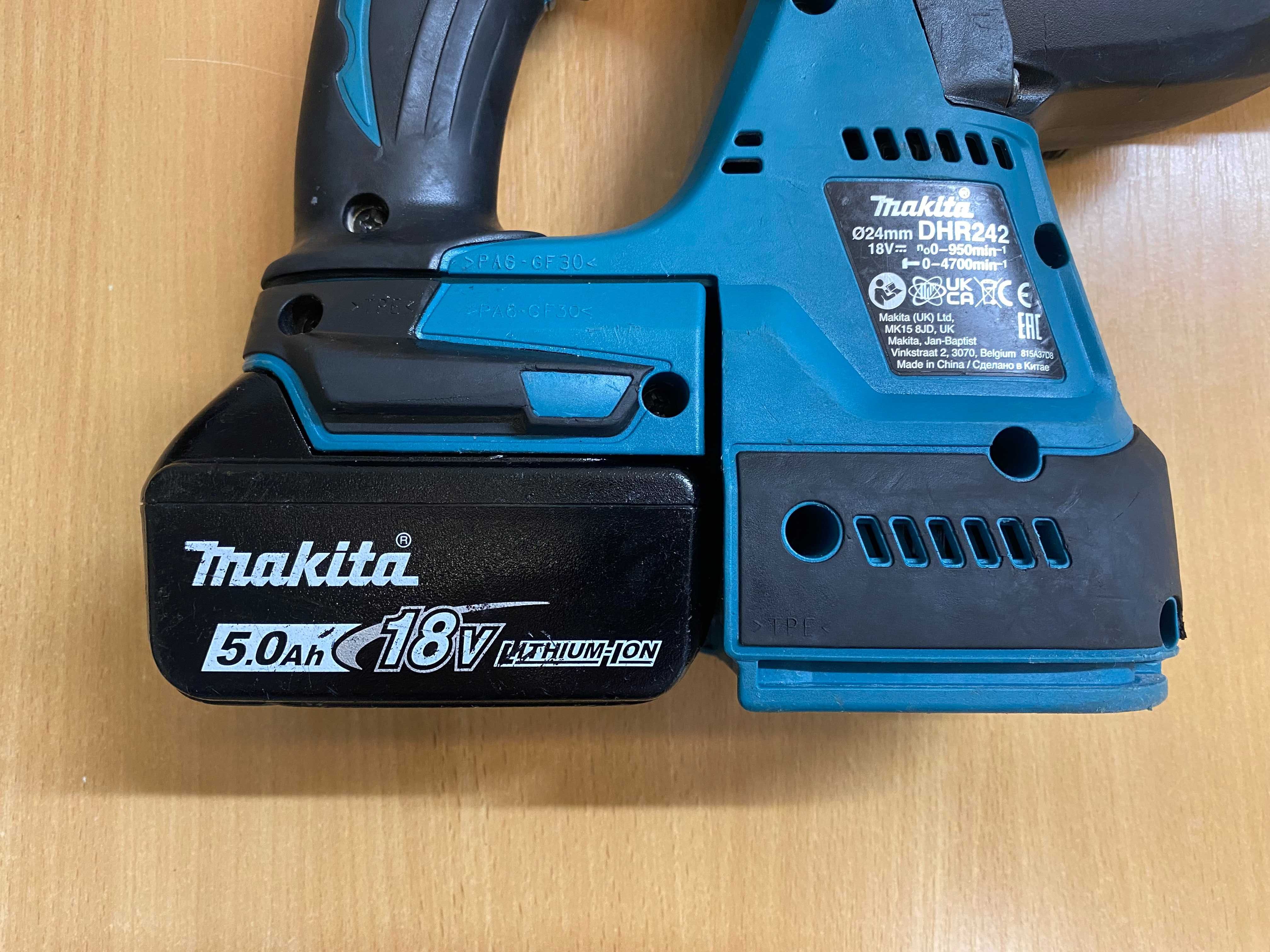 Młotowiertarka Makita DHR242 udarowa 3Funk SDSPlus Brushless 5.0Ah