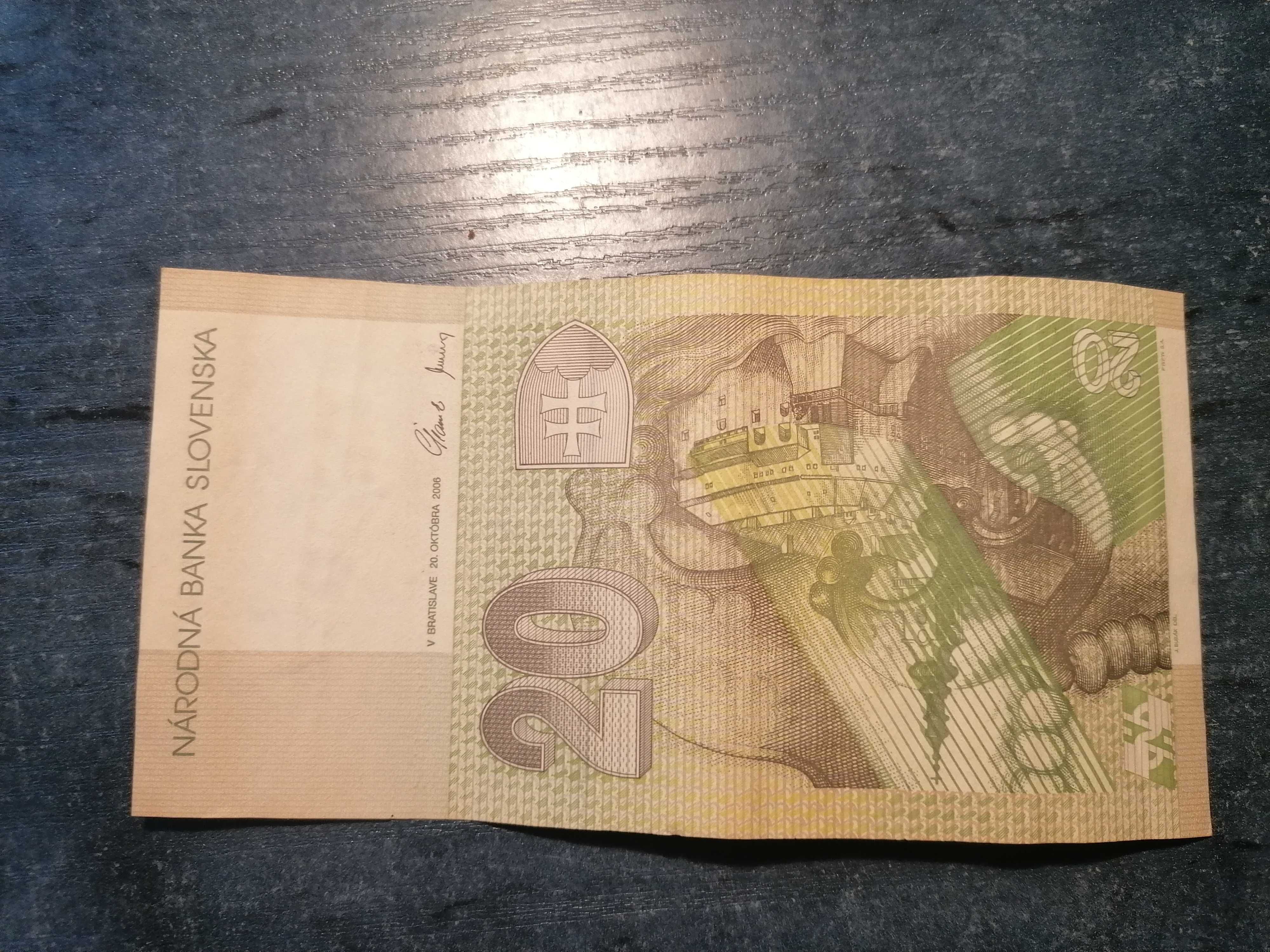 Banknot 20 Koron Słowackich