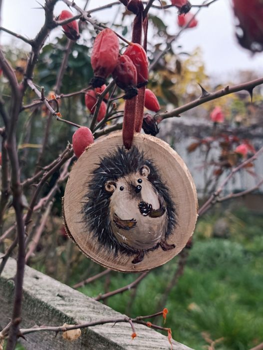 Іграшки- підвіски.Ручний розпис .Набір " Звірята"