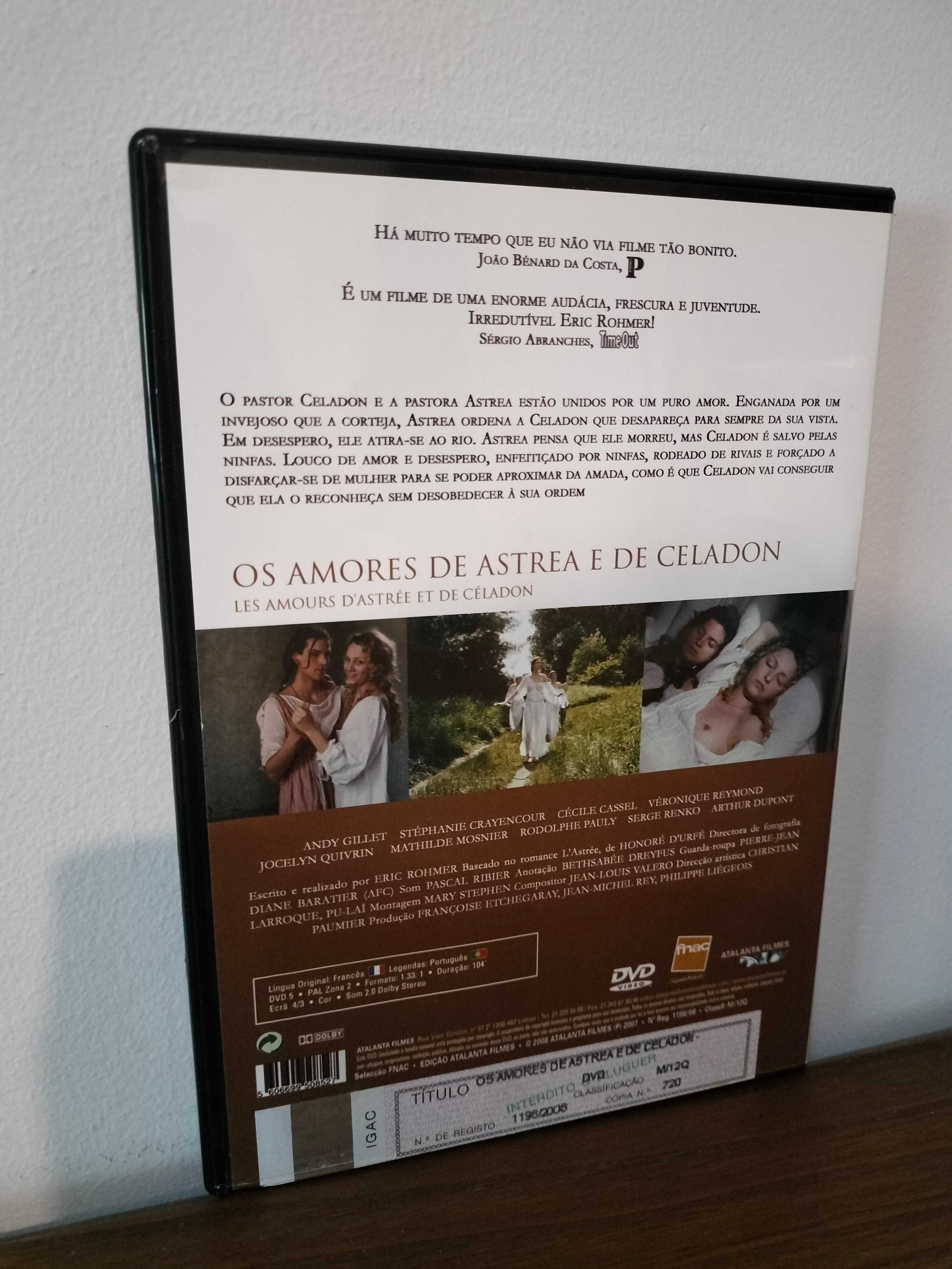 Filme DVD: Os Amores de Astrea e de Celadon