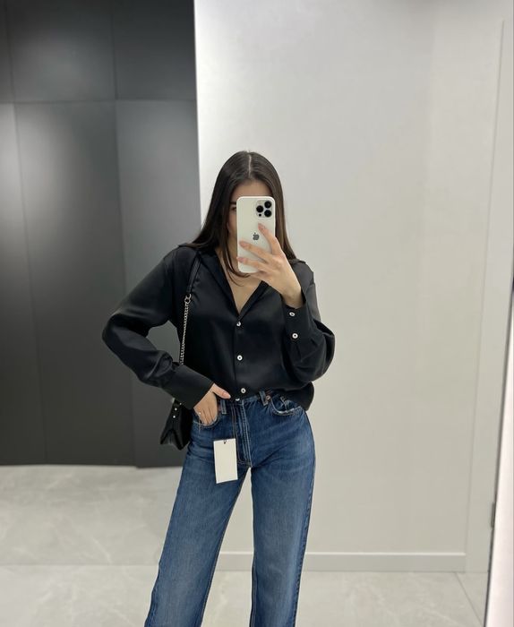 Джинси zara wide leg