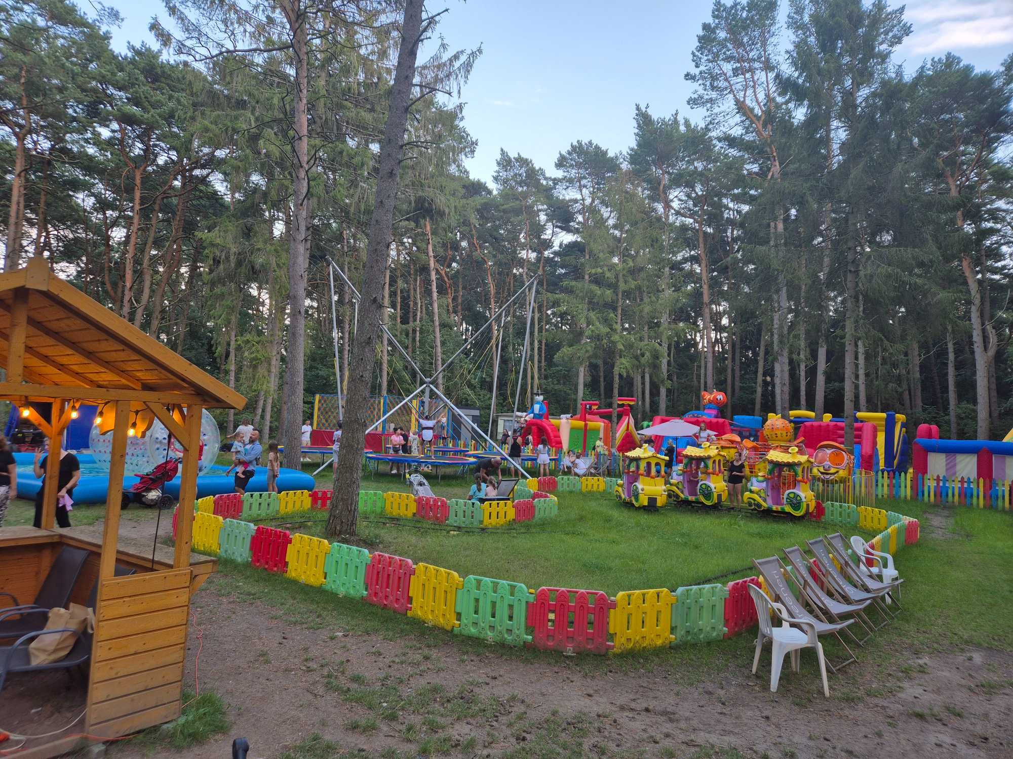 Kolejka elektryczna zarobkowa dla dzieci! Karuzela - Gryfice zach-pom