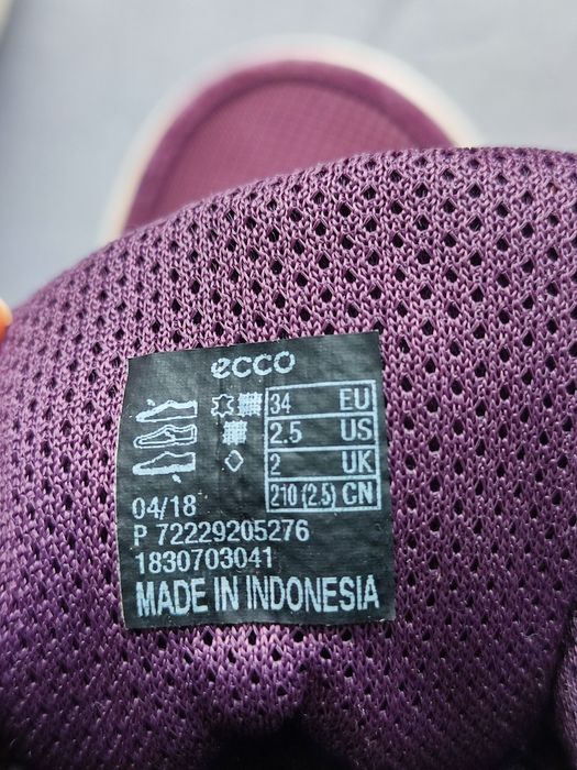 Дитячі зимові теплі черевики Ecco для дівчинки 34