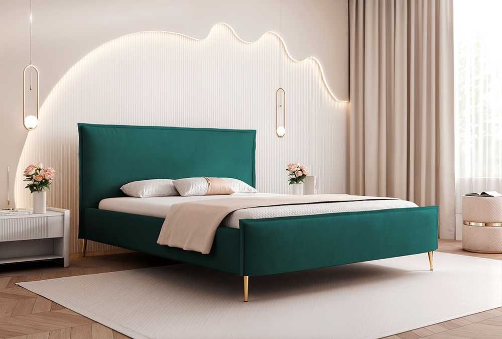 Łóżko tapicerowane CANDY SLIM z pojemnikiem na pościel DARMOWA DOSTAWA