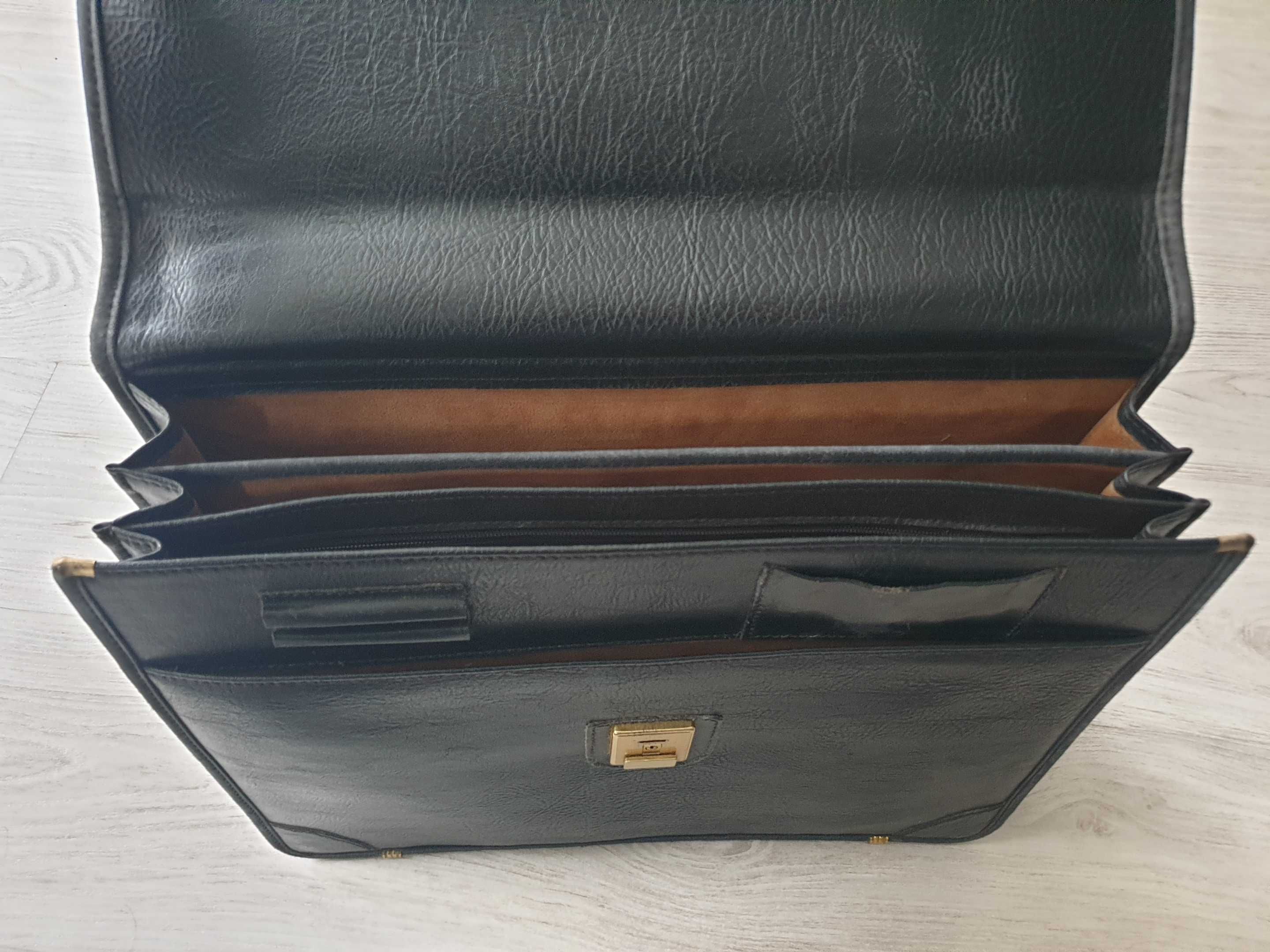Mala executiva Briefcase couro