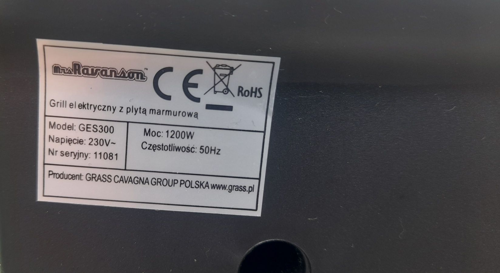 Elektryczny gril