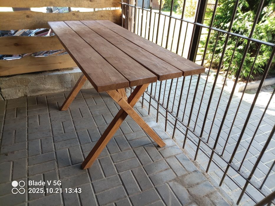 Stół ogrodowy 150/60 wysoki 85