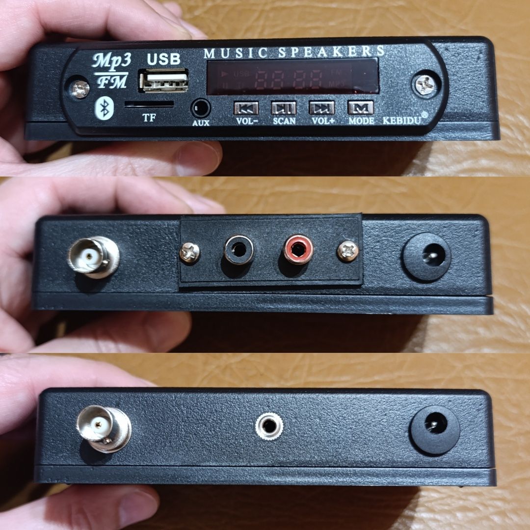 Готовий mp3 Bluetooth модуль в корпусі з блоком живлення