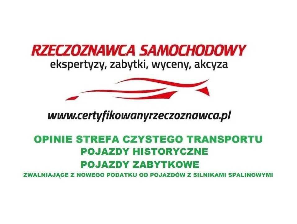 Biała Karta, Zabytek,Rzeczoznawca PZMOT 490 zł