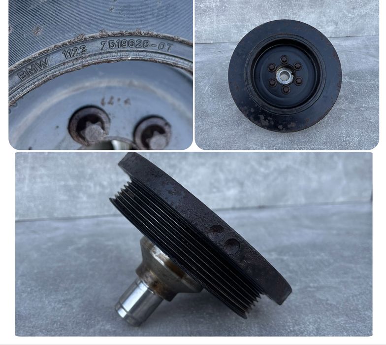 Шкив коленвала БМВ e60 e90 e92 bmw n52 e61 Шків Колінвала е91 Коліна