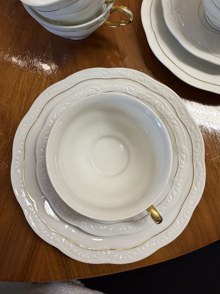 Kehschezer bavaria Serwis porcelanowy herbata trio środek stołu 1421