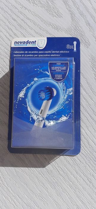 Cabeças escova dentes eléctrica.