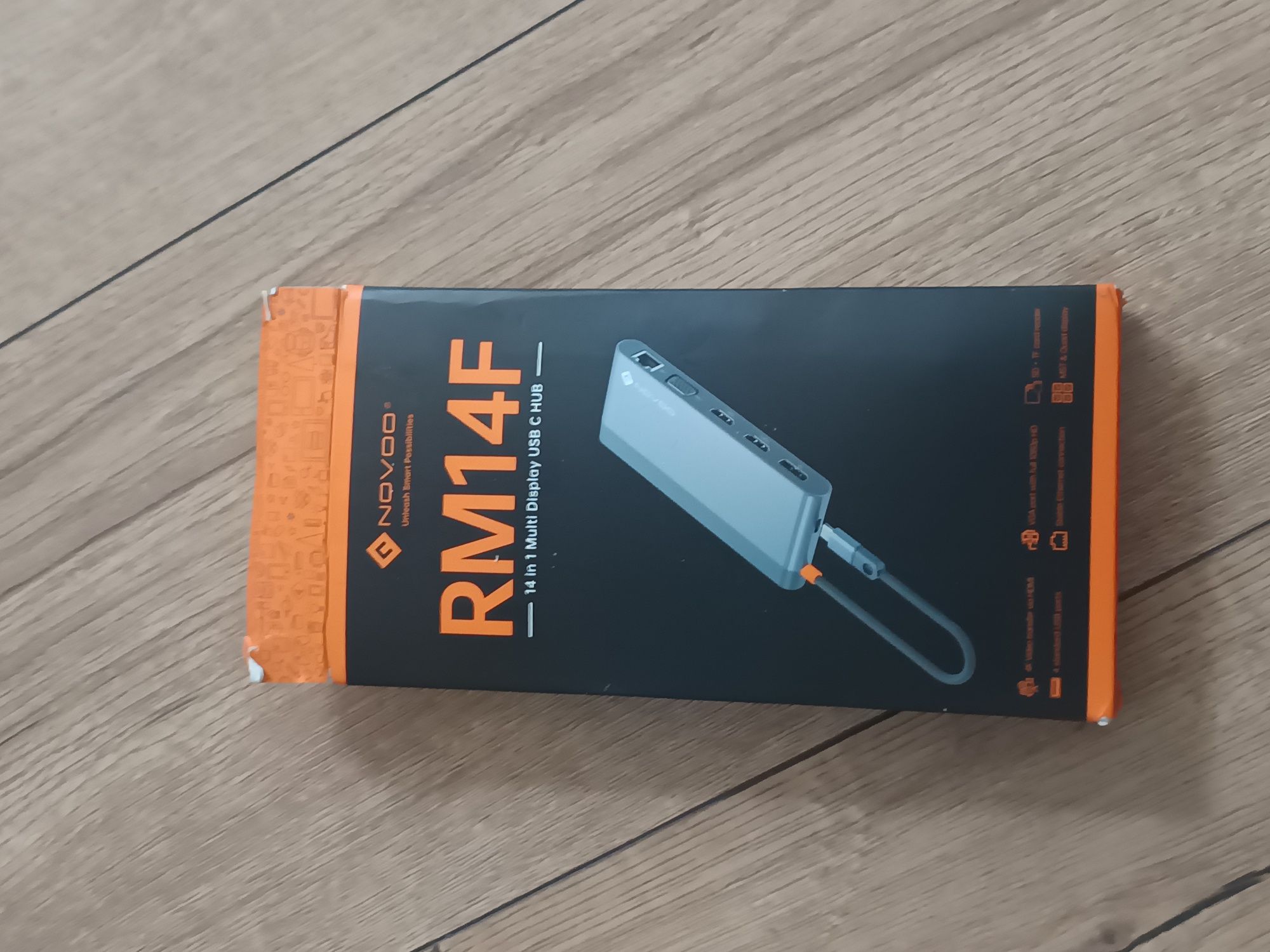 Novoo Usb C RM14F 14 w 1 Hub Stacja dokująca USB C 8K