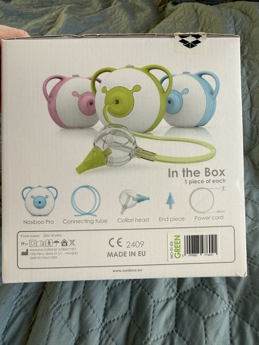 Aspirator odkurzacz do nosa Nasiboo pro
