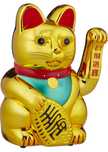 Relaxdays Machający kot XXL, Maneki Neko