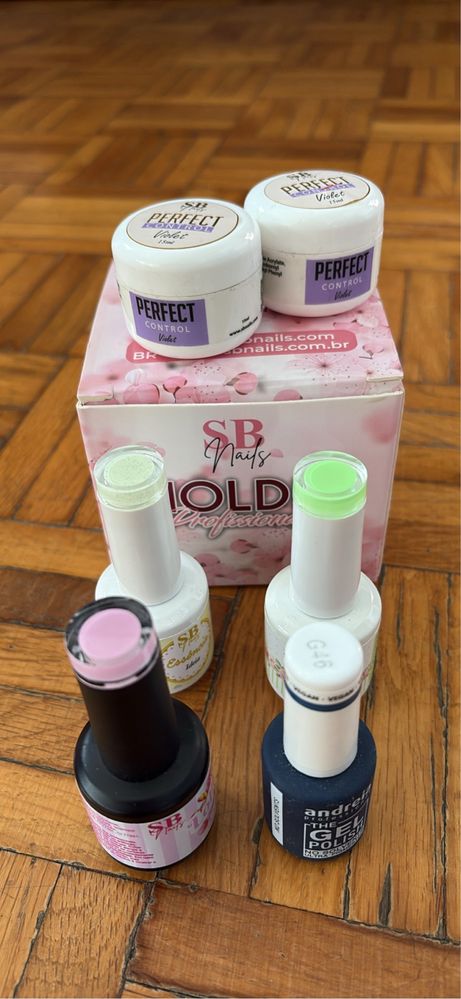 Itens novos manicure gel unhas