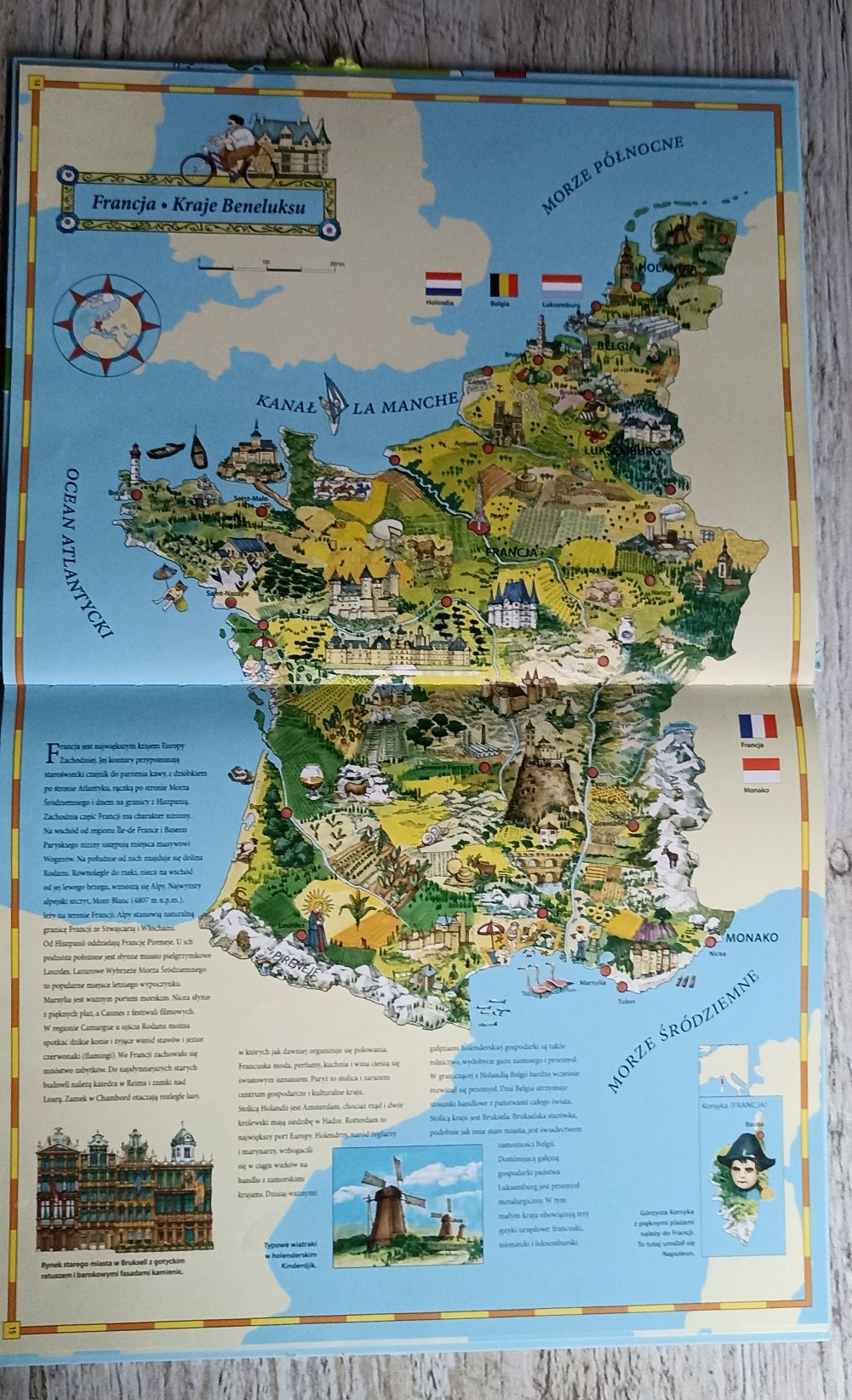 Atlas dla dzieci Świat Kontynenty -Państwa-Ciekawostki geograficzne