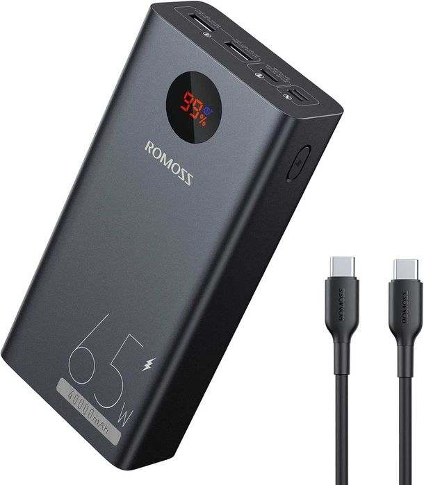 АКБ зовнішній портативний Romoss PEA40 Pro для ноутбуків на 40000mAh