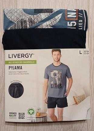 Летний комплект мужская пижама домашний костюм Livergy Германия