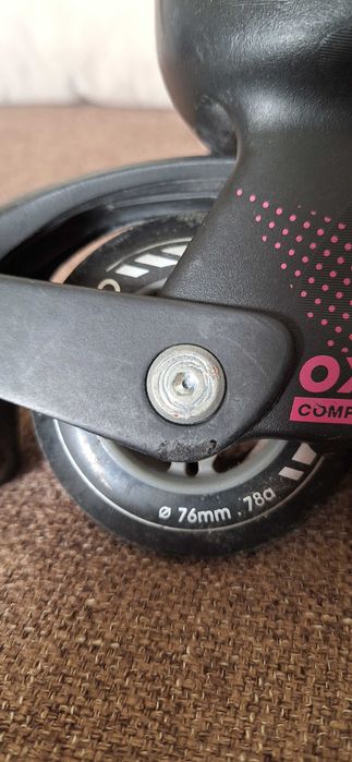 Patins em Linha oxelo em bom estado, tamanho 37