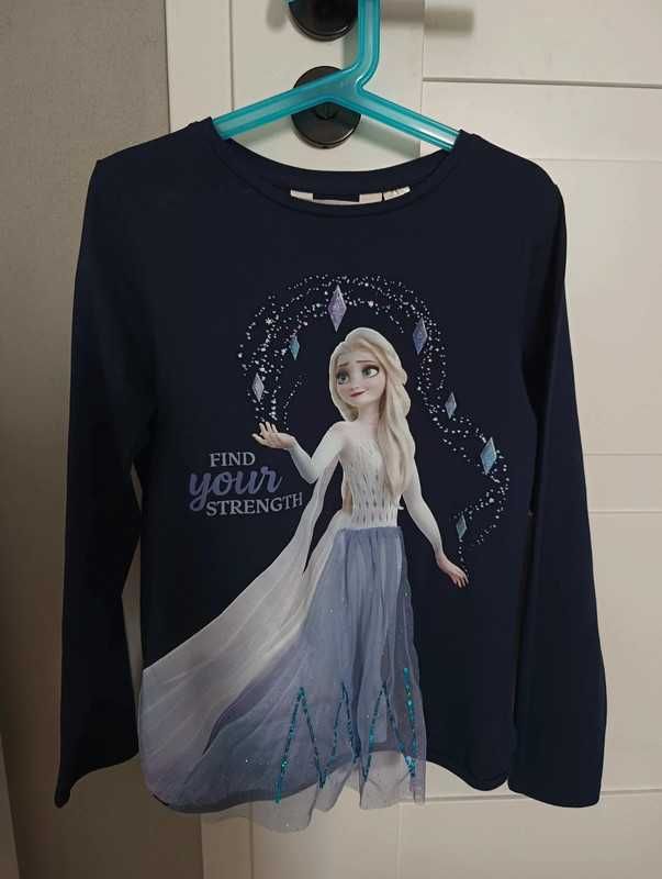 Zestaw 3-pak T-shirt, leginsy, bluzka H&M Kraina Lodu / Frozen