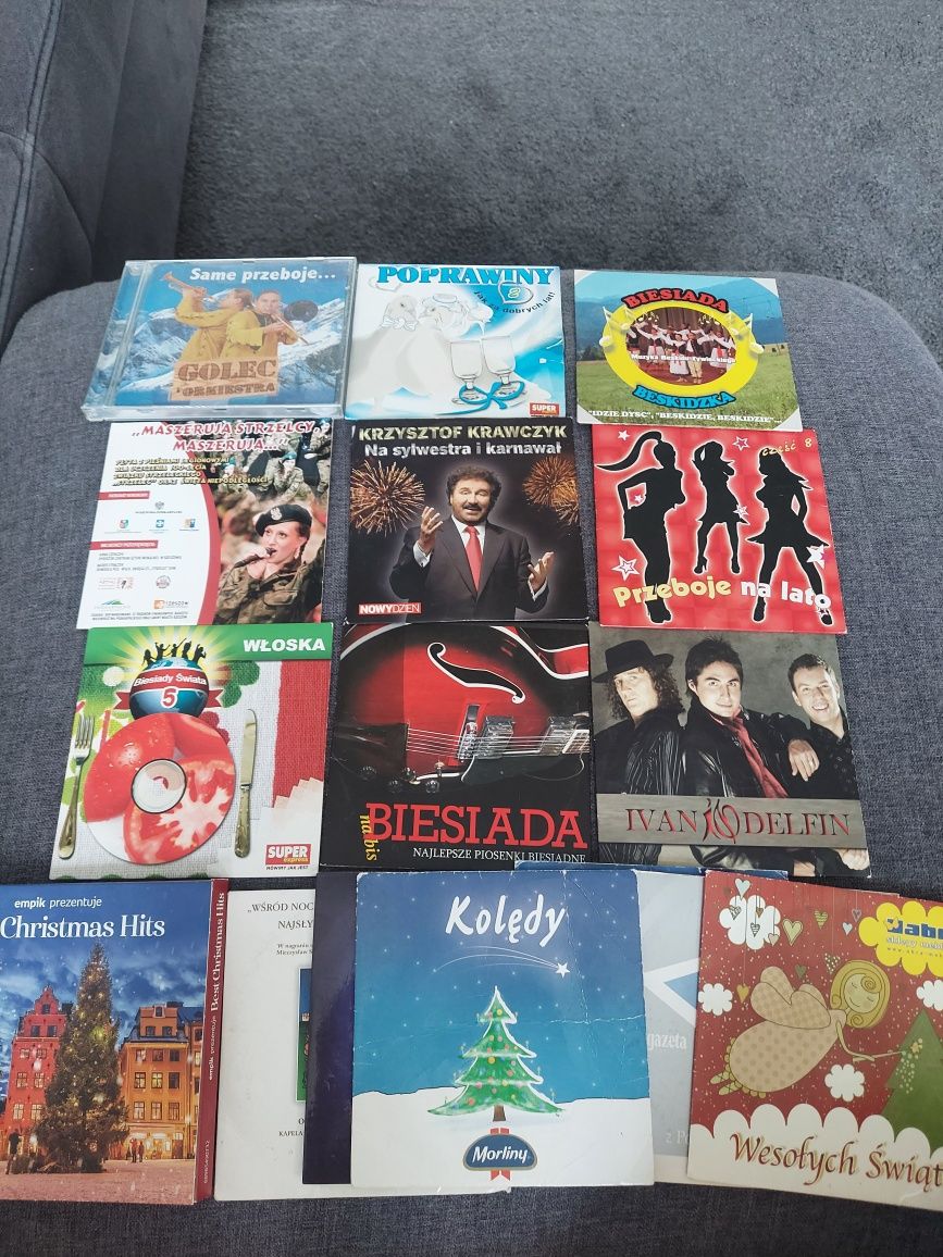 Zestaw płyt cd biesiady, kolędy