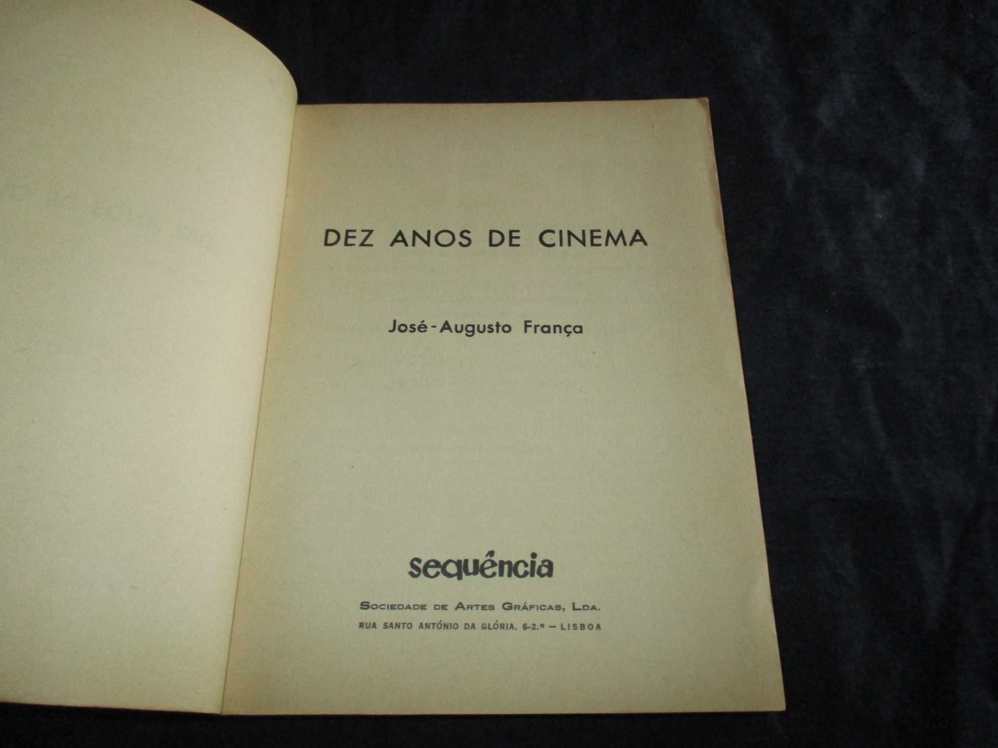 Livro Dez Anos de Cinema José-Augusto França