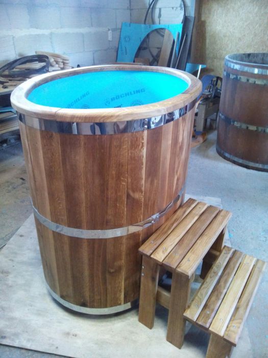 Купель горячая,холодная. Полипропиленовая вставка.