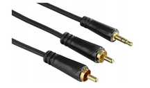 HAMA Adapter JACK - 2X RCA CINCH Gold 1,5m Stereo