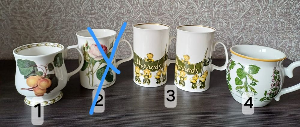 Чашки England. Вінтаж.