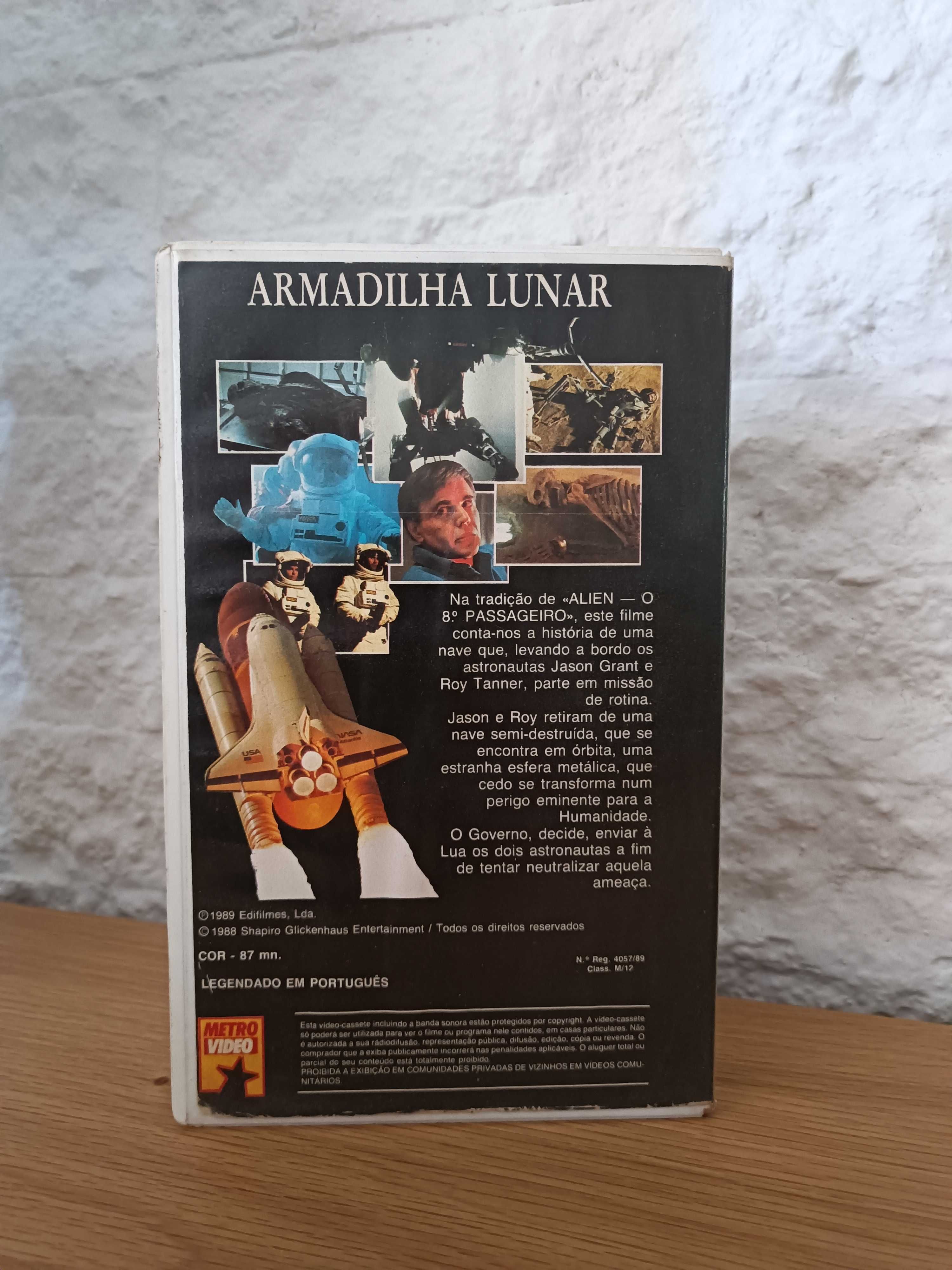 Filme VHS Armadilha Lunar (Moontrap)