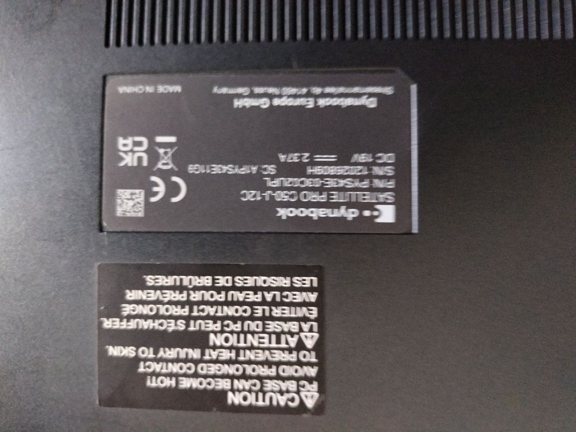 Laptop, Toshiba satelite pro