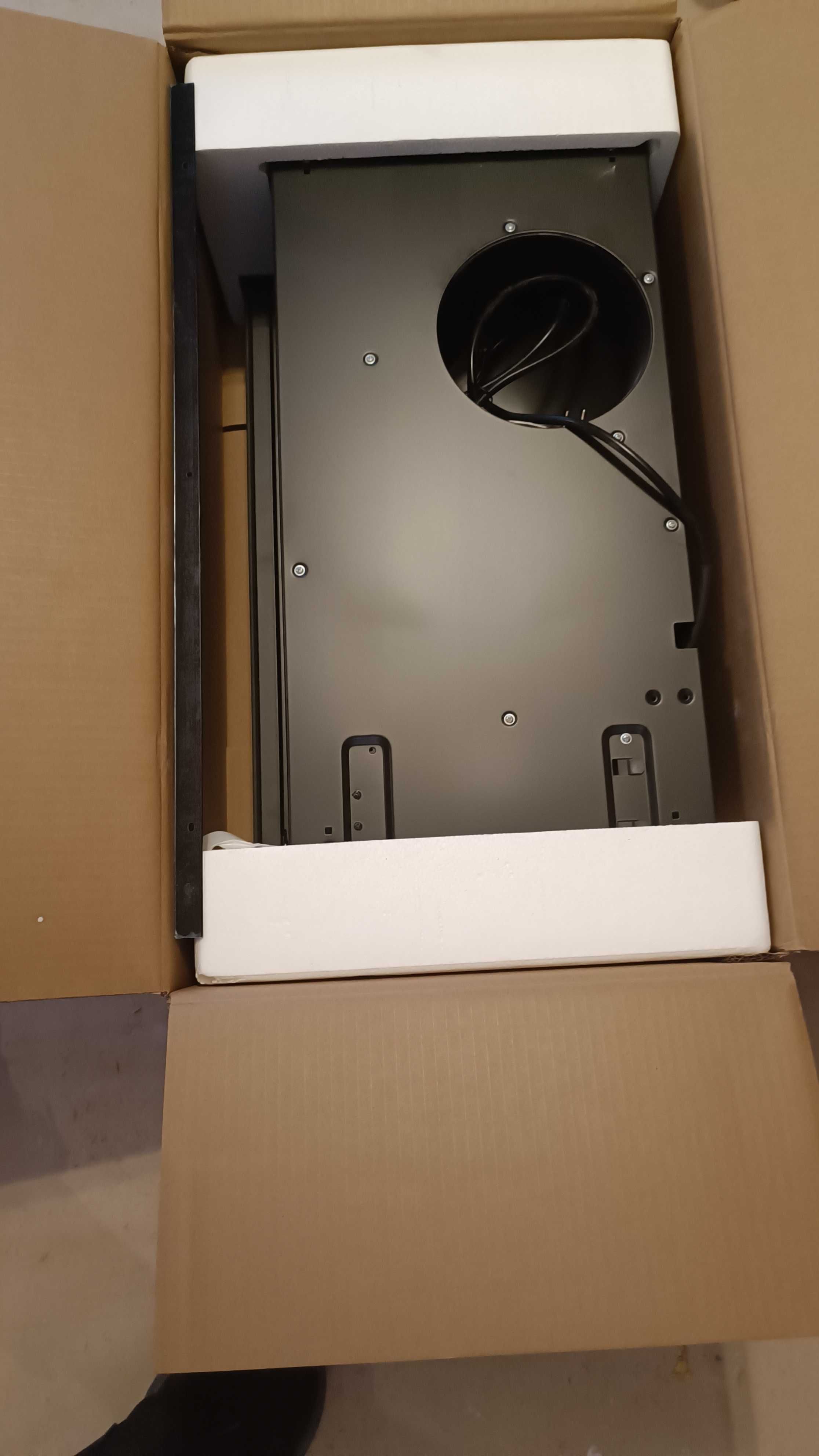 Okap kuchenny HISENSE MH6TL4TB Czarny, NOWY, 60 cm szerokości