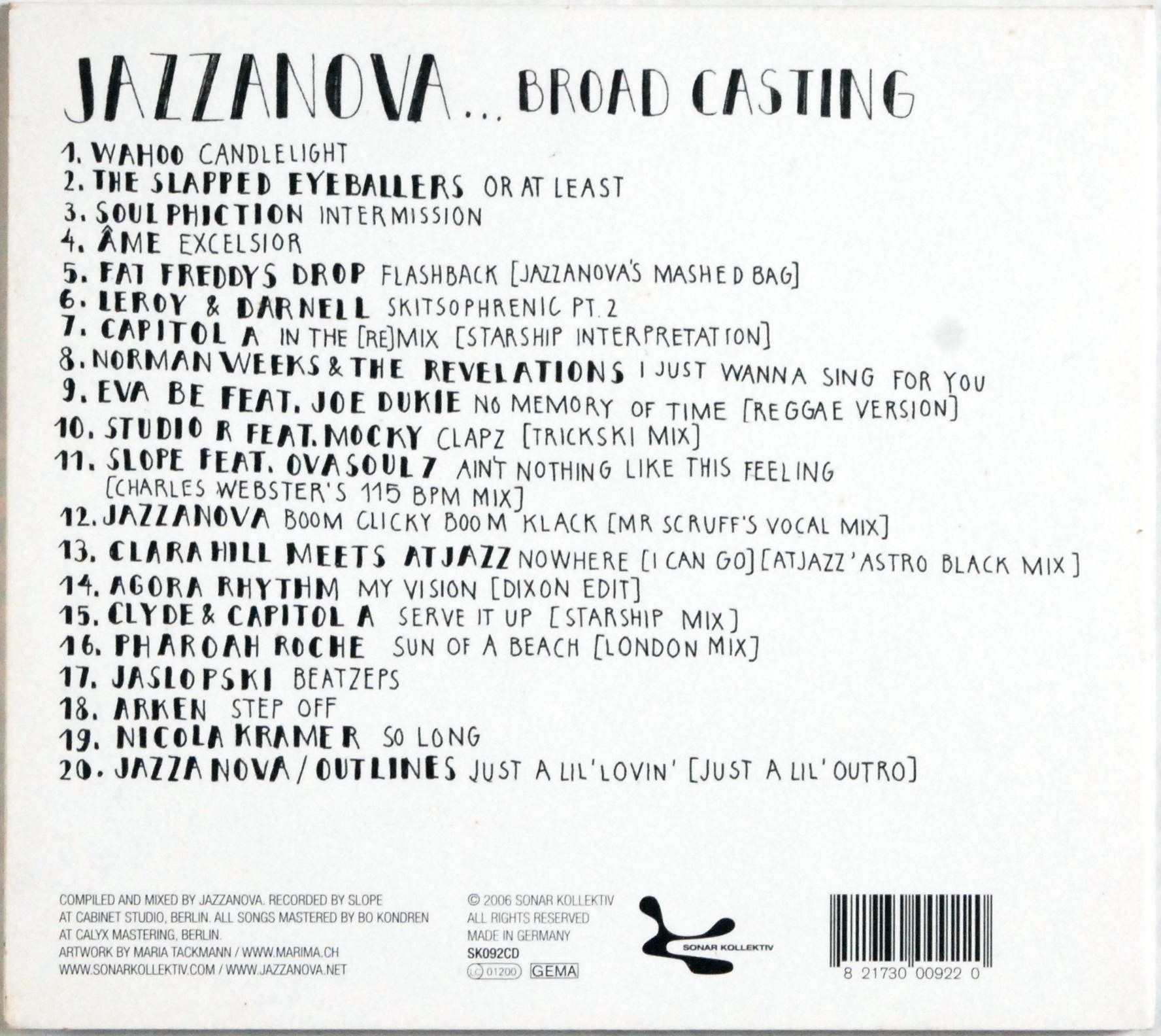 (CD) Jazzanova - ...Broad Casting