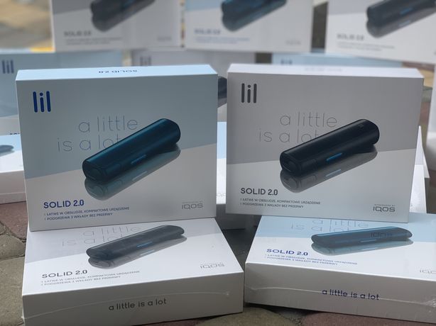Новые IQOS Lil solid 2.0 ( Айкос лил солид 2.0 ) •Черные•Синие