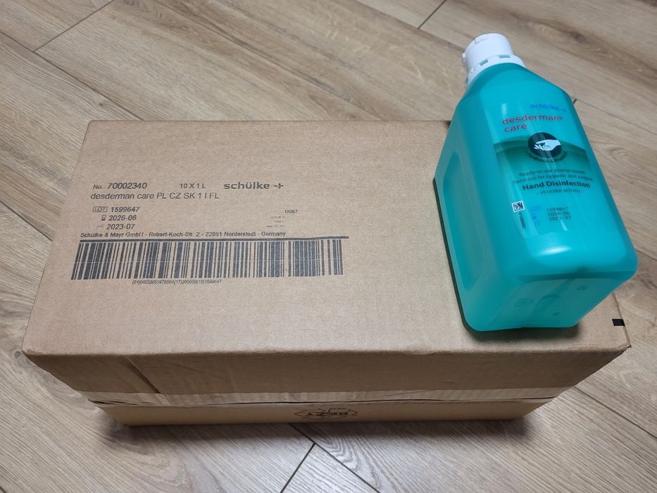DESDERMAN Care 10 x 1 litr płyn do dezynfekcji schulke