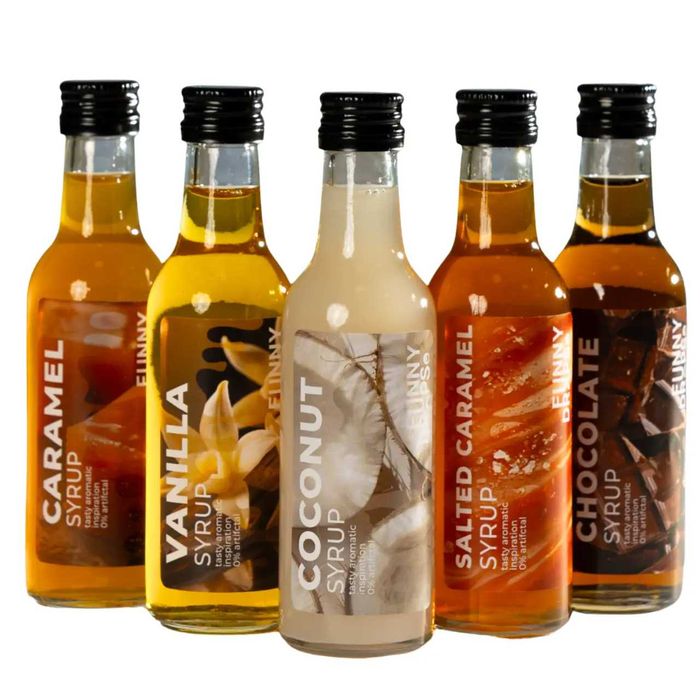 Набор сиропов Funny Drops Coffee line 5 шт по 50 мл