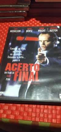 DVD com o filme "Acerto Final"
