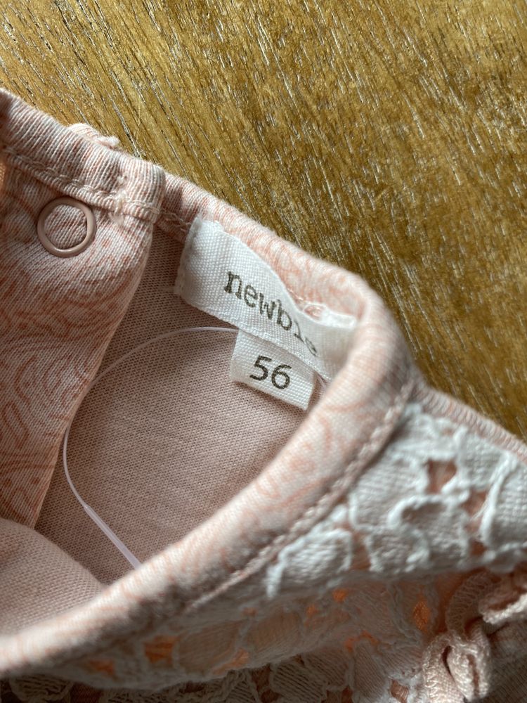 Nowa bawełniana sukienka niemowlęca Newbie 56cm