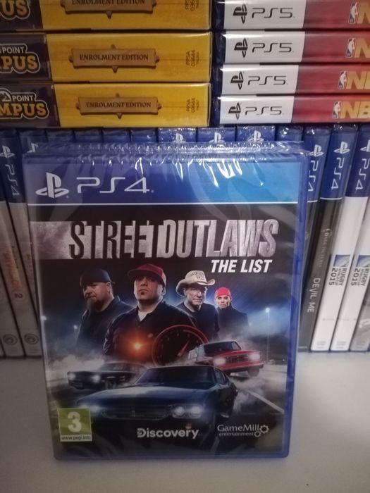 Street Outlaws the list nowa folia ps4 ps5 PlayStation 4 5