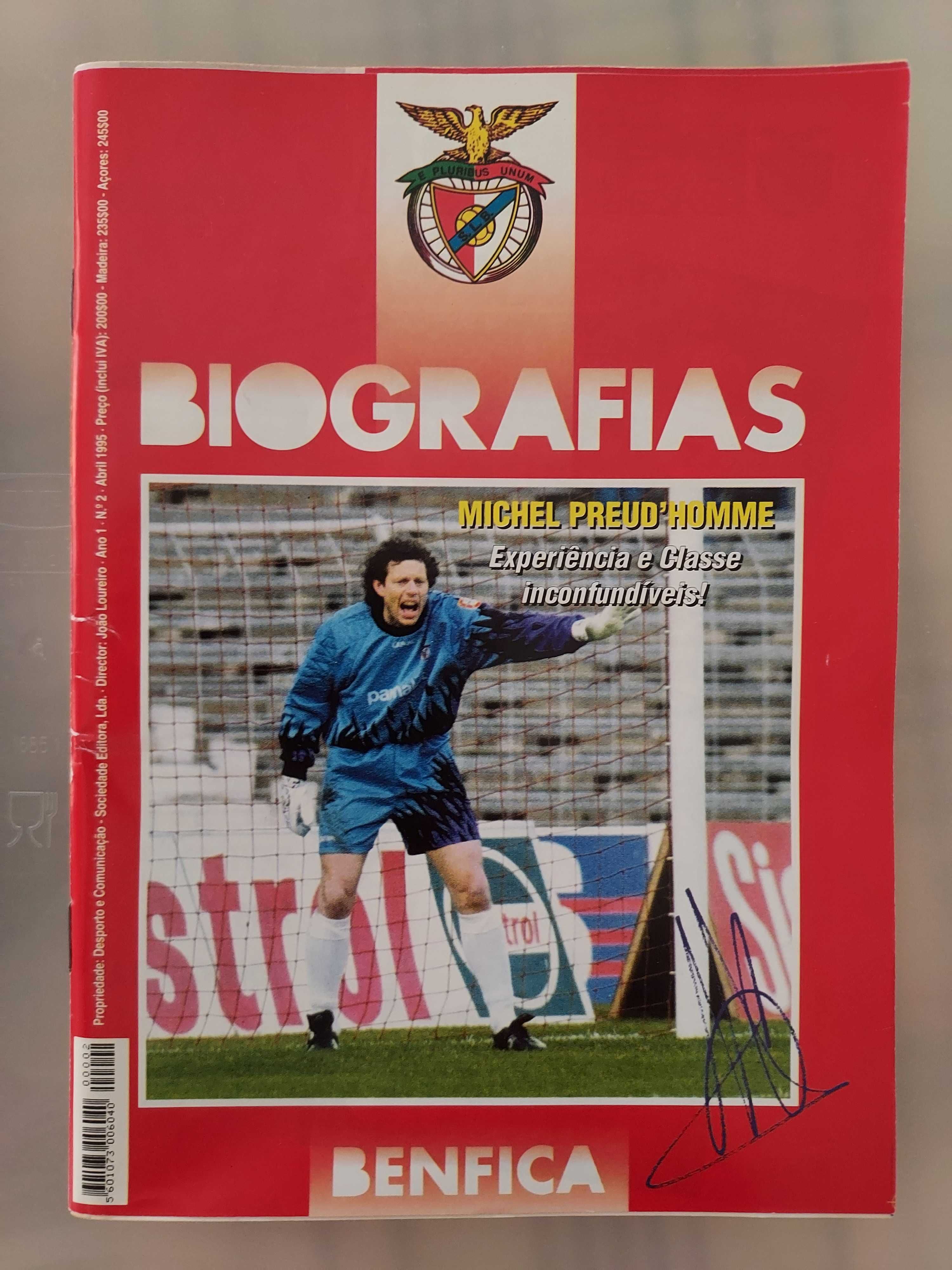 S L Benfica Revistas "Biografias", ano 1995