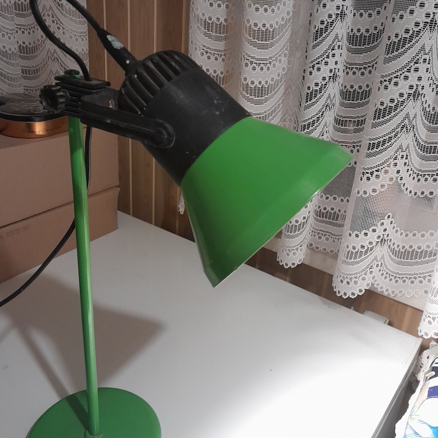Lampka biurowa/ vintage/loft/PRL