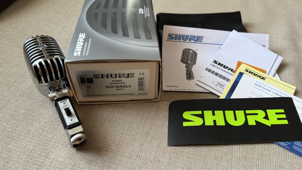 Shure SH55 Series II, новий легендарний вокальний мікрофон
